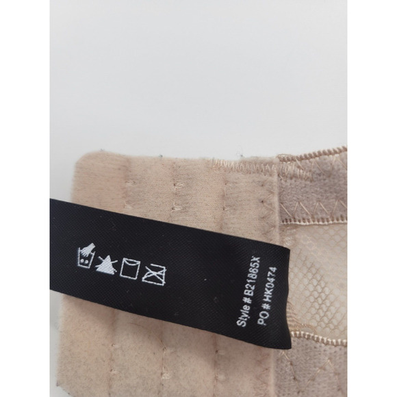 Rene Rofe Underwire Bra Almond Floral Lace Lightly Padded Full Coverage SZ 40D - Picture 7 of 7